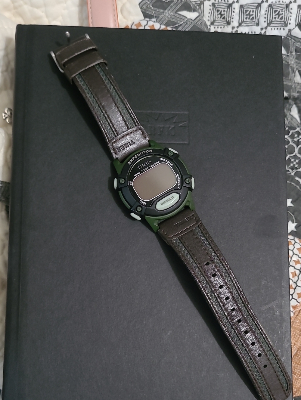 Timex Expedition Digital Watch - Green and Brown